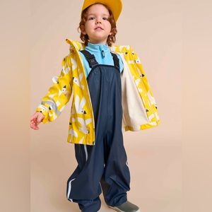 Reima Lammikko Rain Pants, navy, size 7 year (fits 5-7). Worn once!